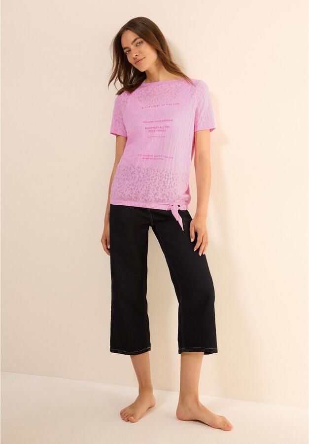 Cecil T-shirt met siersteentjes - Foto 4