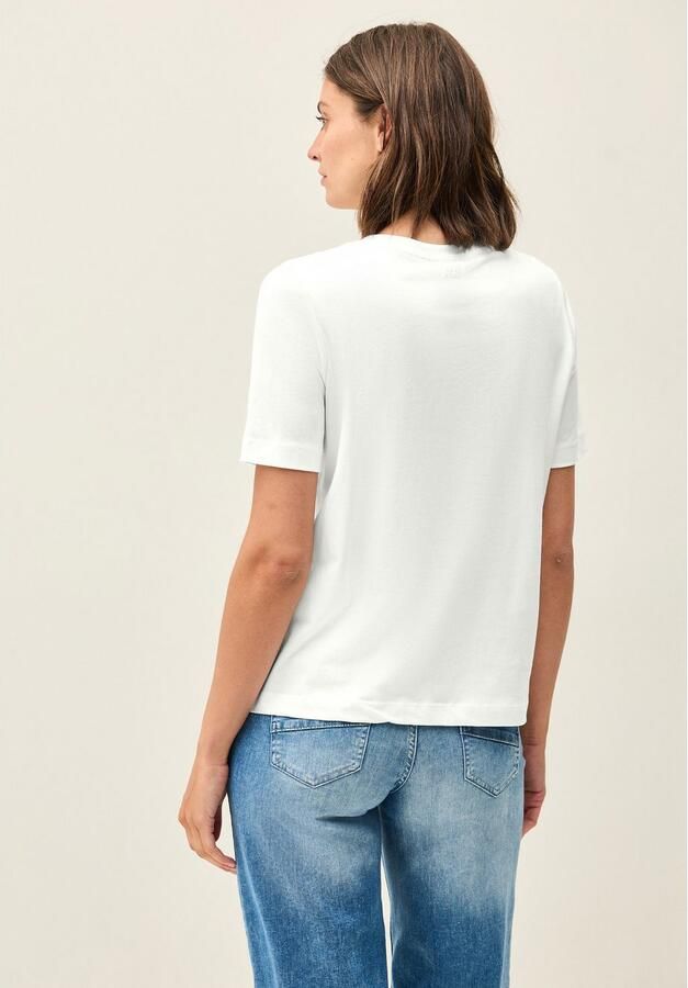 Cecil T-shirt met siersteentjes - Foto 4