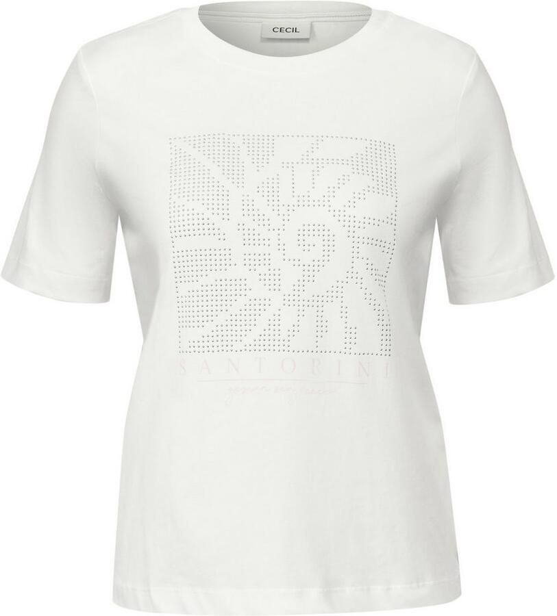 Cecil T-shirt met siersteentjes