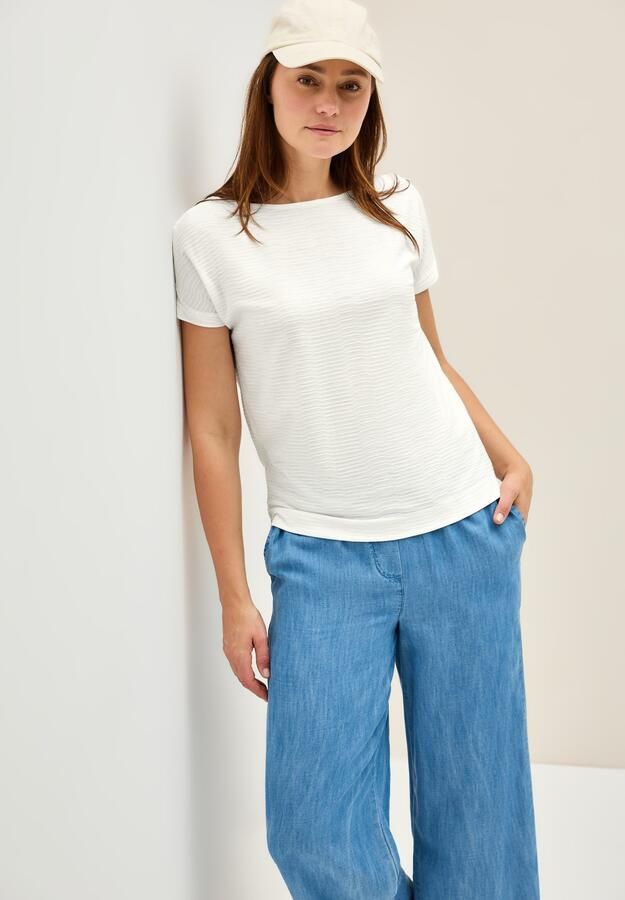 Cecil T-shirt met structuur - Foto 6