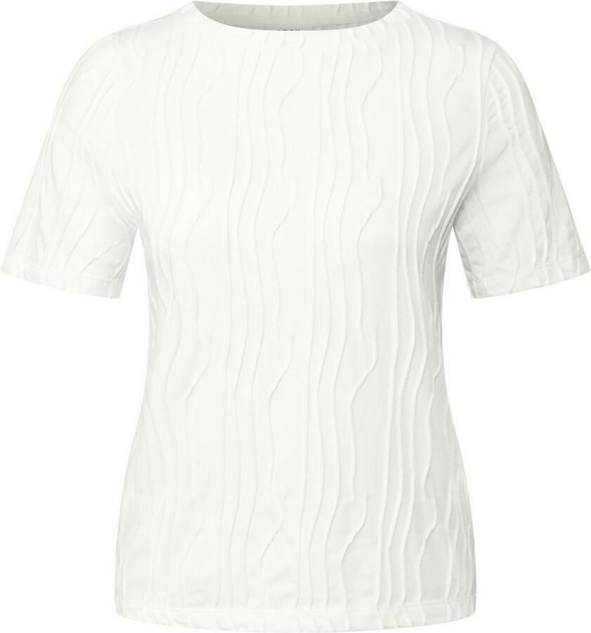 Cecil T-shirt met structuur