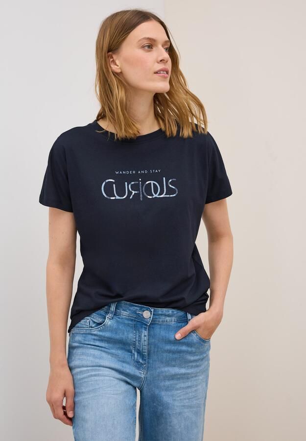 Cecil T-shirt met tekst - Foto 3