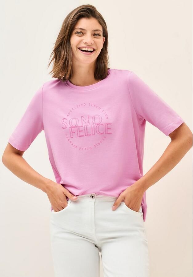 Cecil T-shirt met tekst - Foto 3