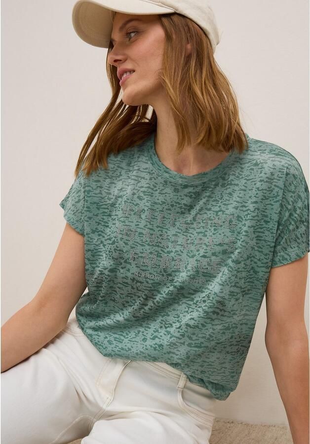 Cecil T-shirt met tekst - Foto 2