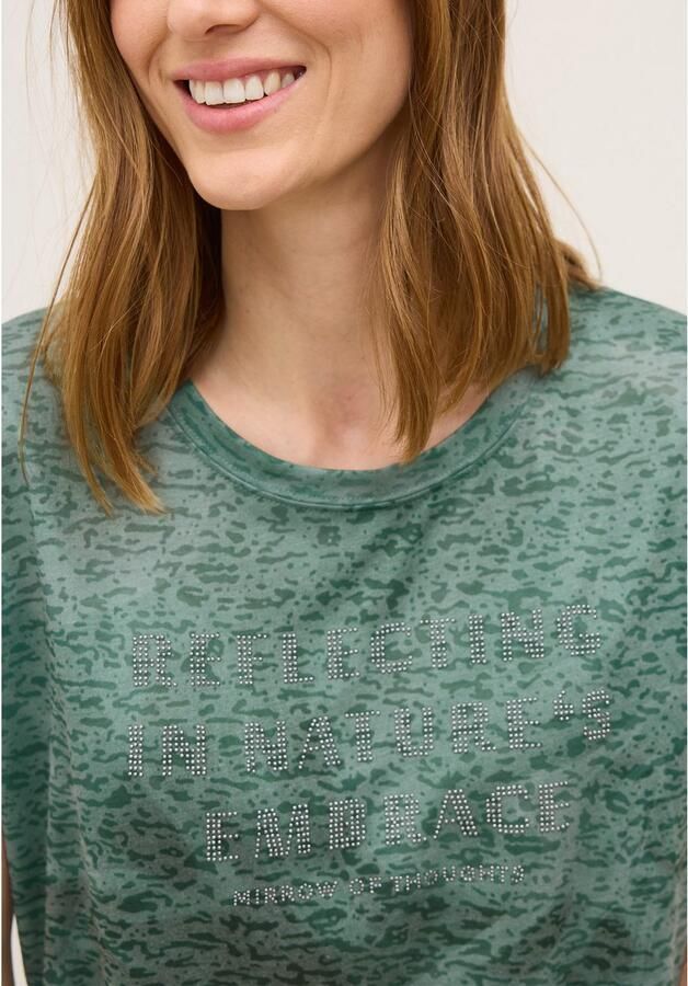 Cecil T-shirt met tekst - Foto 3