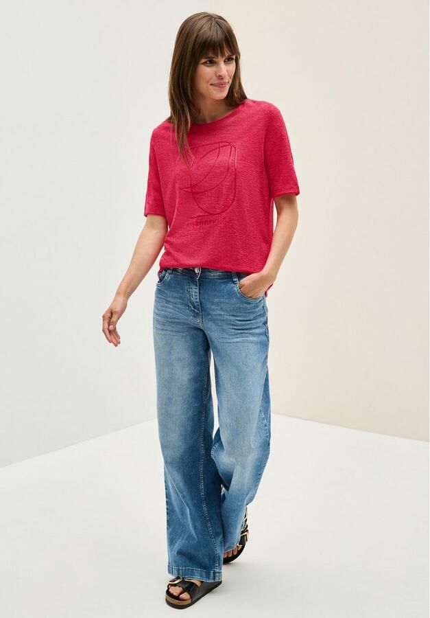 Cecil T-shirt met tonale print - Foto 6