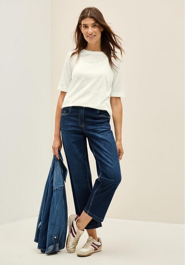 Cecil T-shirt met tonale print - Foto 2