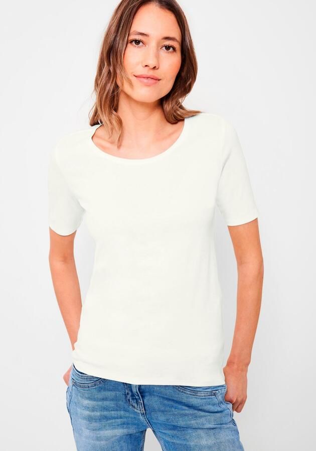 Cecil T-shirt Stijl Lena met een ronde hals - Foto 5