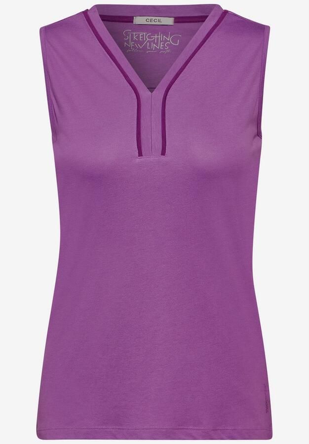 Cecil Tanktop met paspelband - Foto 4