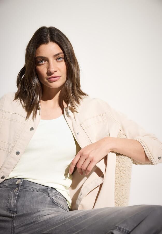 Cecil Top Stijl Linda met diepe ronde hals - Foto 5