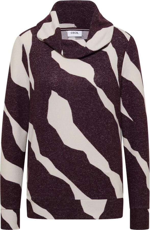 Cecil Trui met cascadehals met patroon - Foto 2