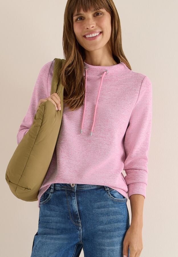 Cecil Trui met ronde hals Funnelneck met trekkoord - Foto 4