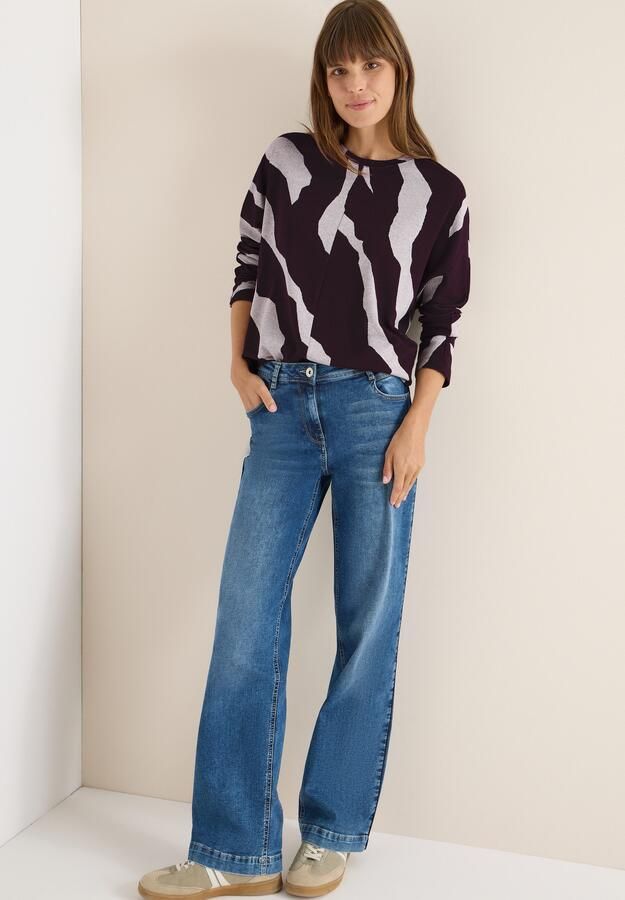 Cecil Trui met ronde hals met grafische all-over print - Foto 3