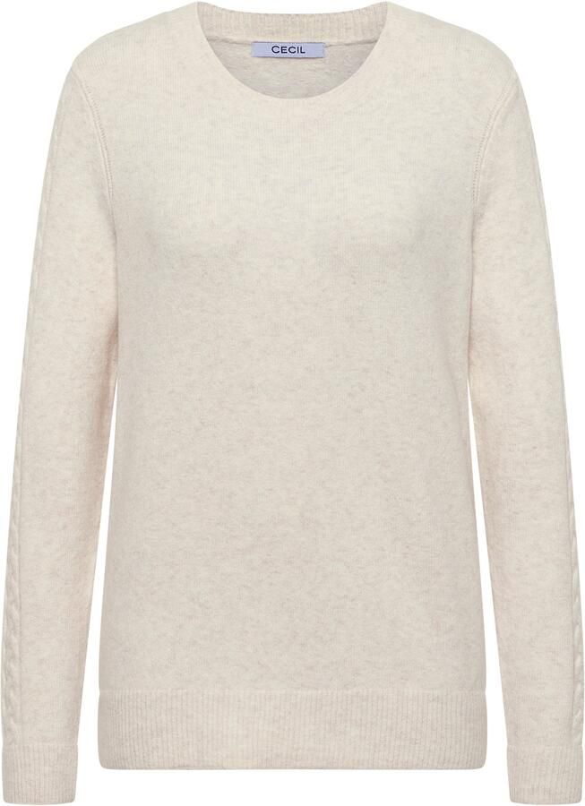 Cecil Trui met ronde hals met ribboorden - Foto 2