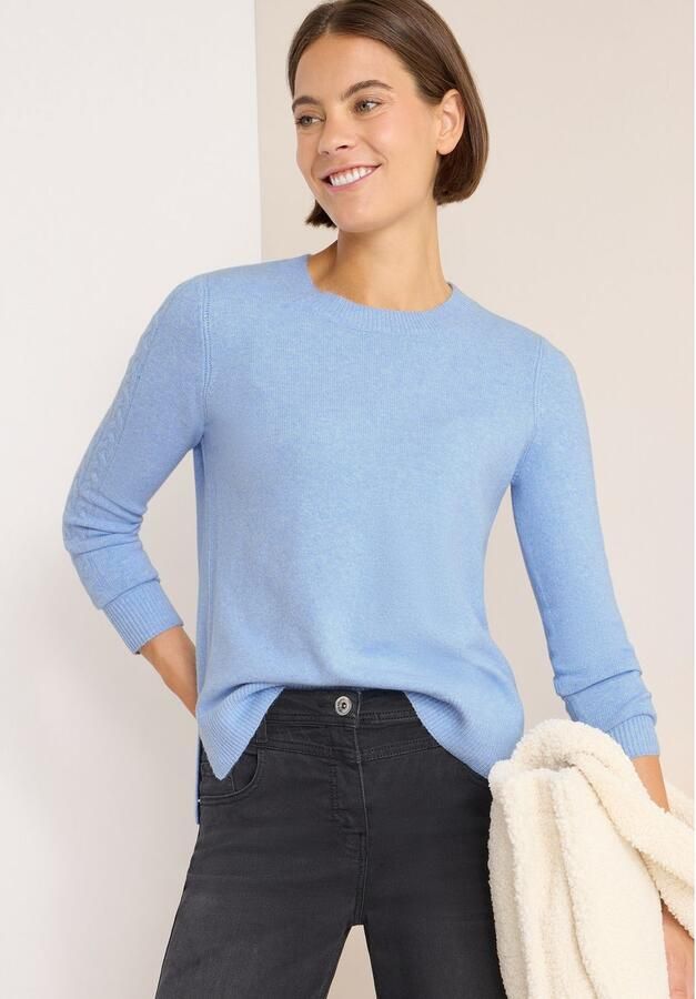 Cecil Trui met ronde hals met ribboorden - Foto 3