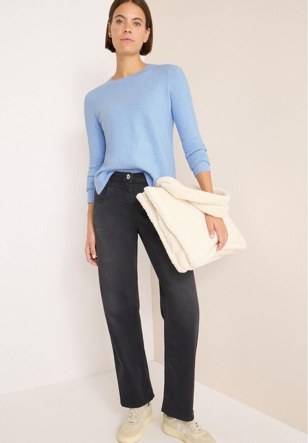 Cecil Trui met ronde hals met ribboorden - Foto 4