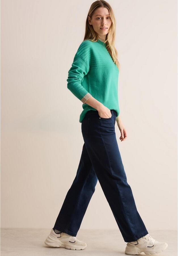 Cecil Trui met staande kraag met elastaan-aandeel - Foto 5