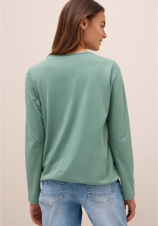 Cecil Tuniekshirt Split Neck effen - Foto 2