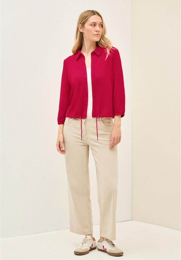 Cecil Vest kort met blousekraag en knoopsluiting