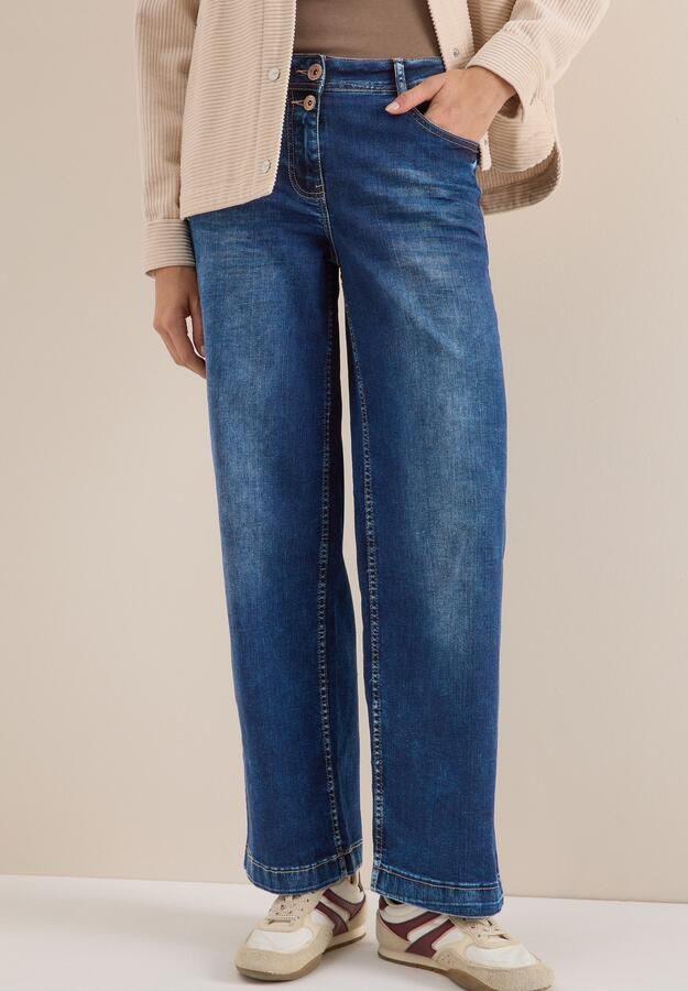 Cecil Wijde jeans Style Neele in 5-pocketsstijl - Foto 5