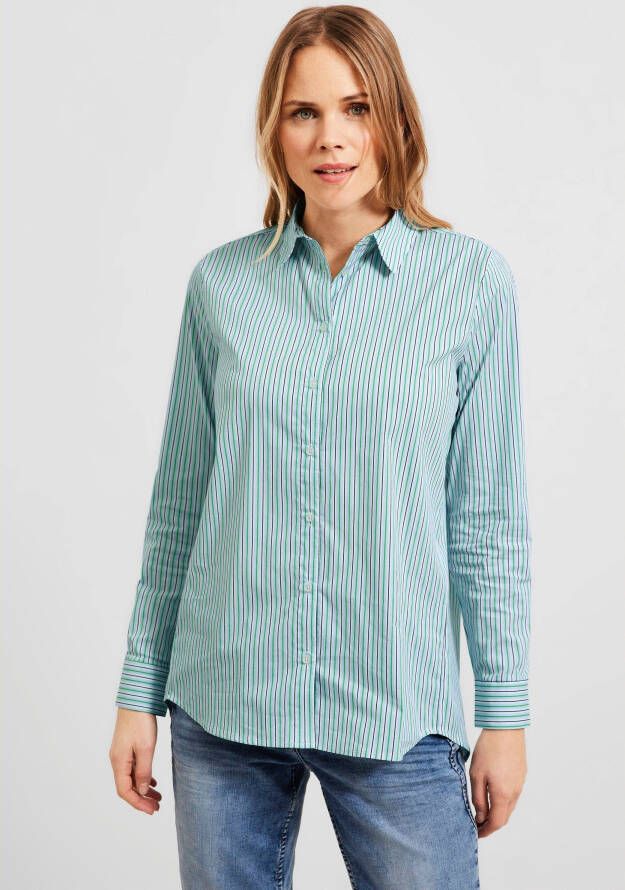 Cecil Lange blouse met stijlvol streepdessin