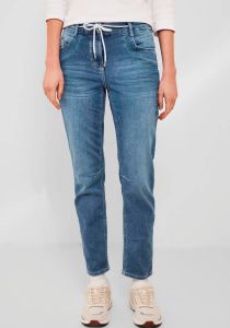 Cecil Loose fit jeans met rijgkoord