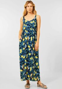 Cecil Maxi-jurk met tropische all-over print