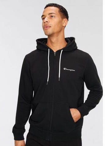 Champion Legacy Full Zip Hoodie Black Heren