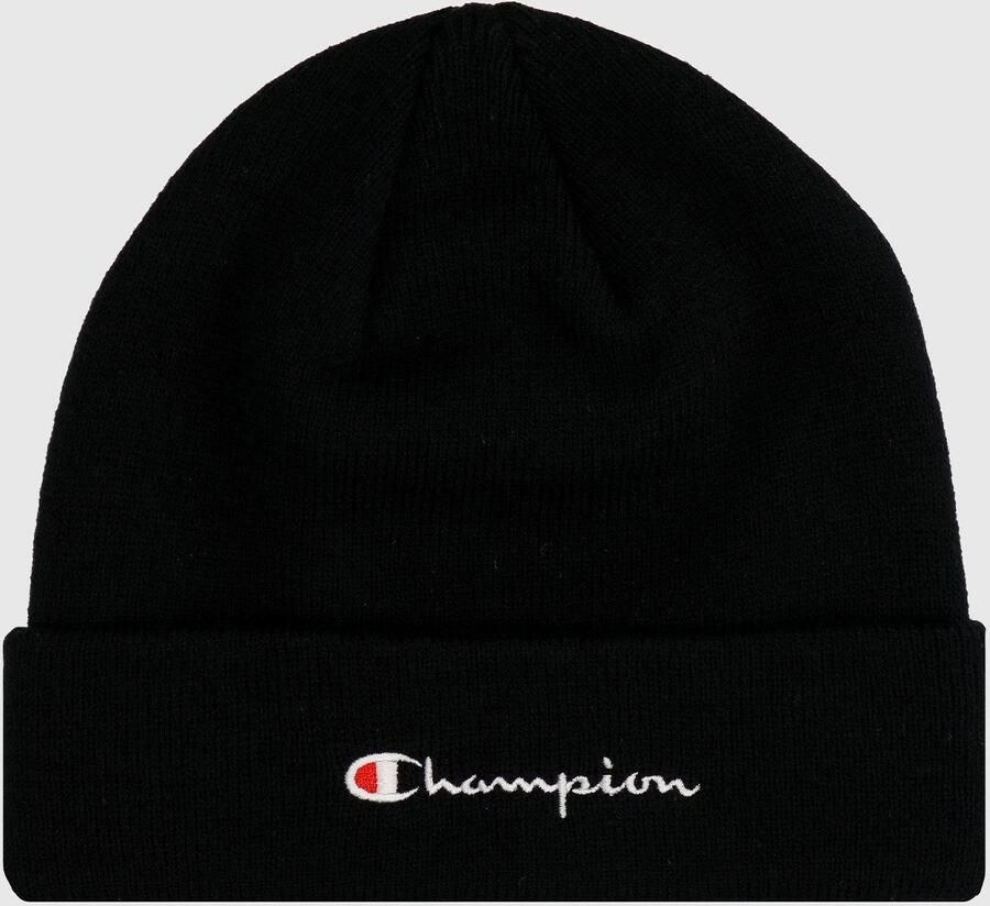 Champion Beanie met brede omslag en logostitching - Foto 2