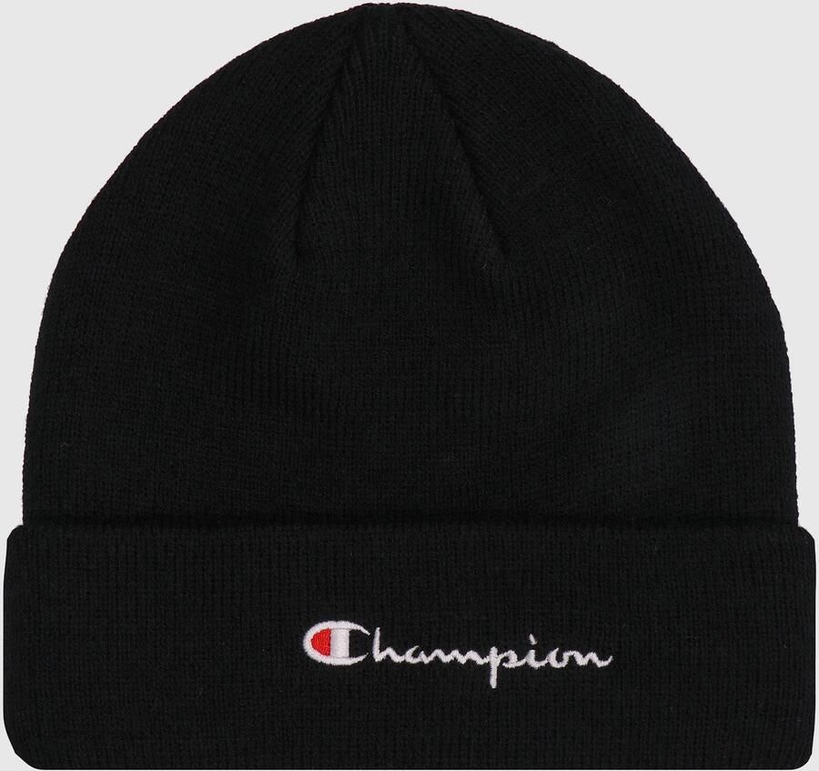 Champion Muts in gebreide look met logostitching - Foto 3