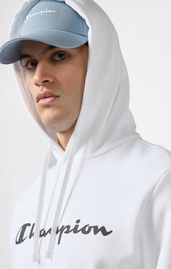 Champion Hoodie BASICS Fleece Hoodie Large Logo (1-delig)