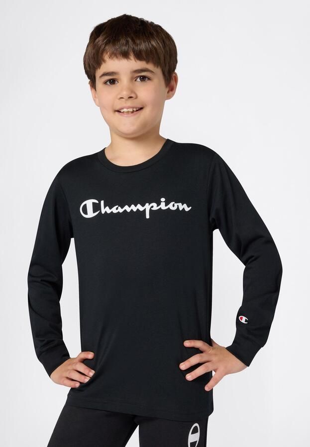 Champion Regular-fit shirt met lange mouwen met logoprint - Foto 5