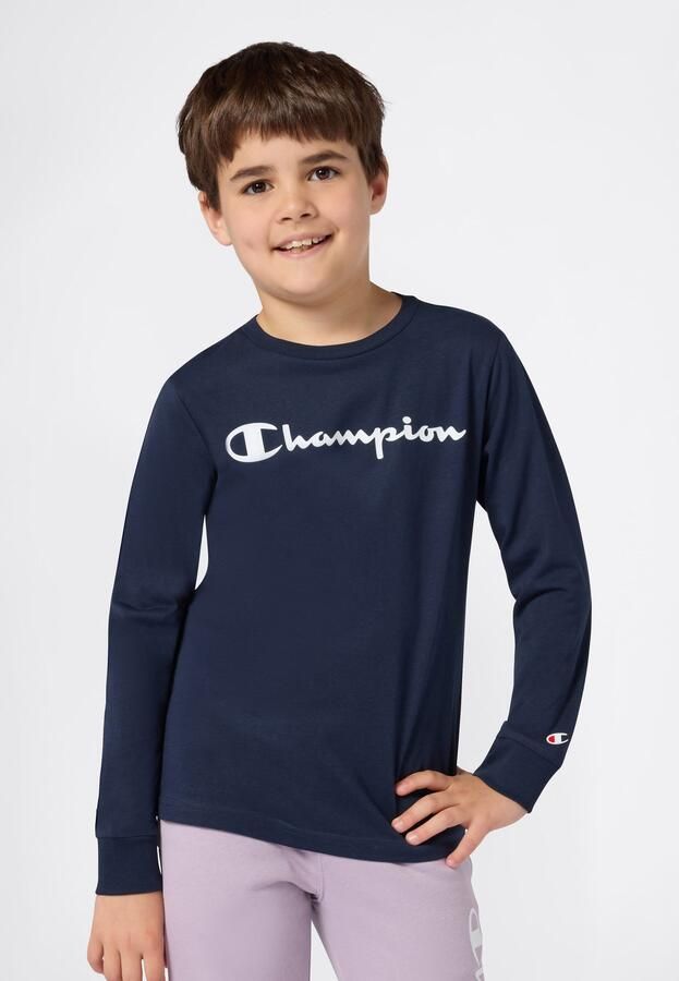 Champion Regular-fit shirt met lange mouwen met logoprint - Foto 2