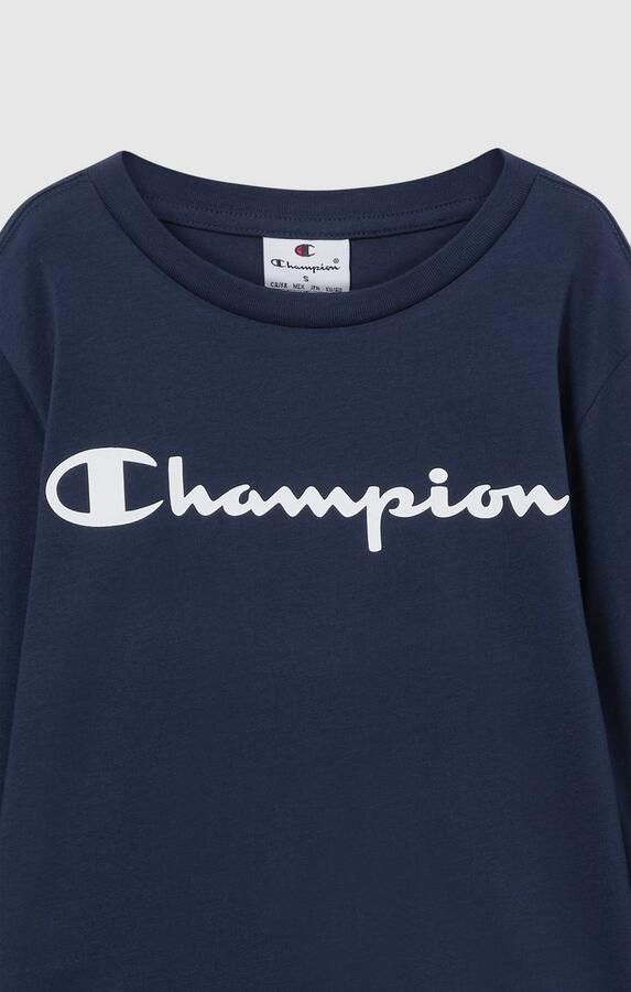 Champion Regular-fit shirt met lange mouwen met logoprint - Foto 4