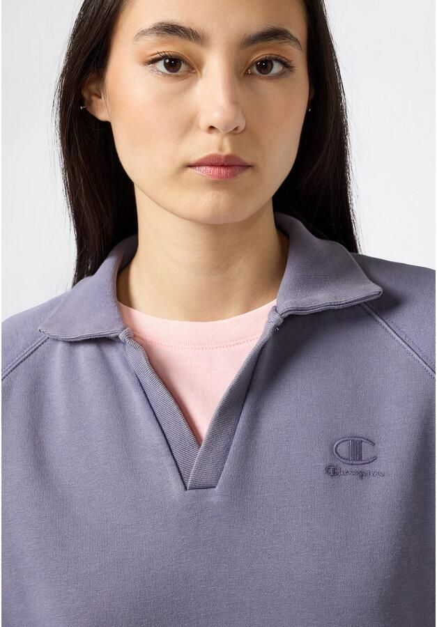 Champion Sweatshirt ICONS Wash Polo Neck Sweatshirt (1-delig)