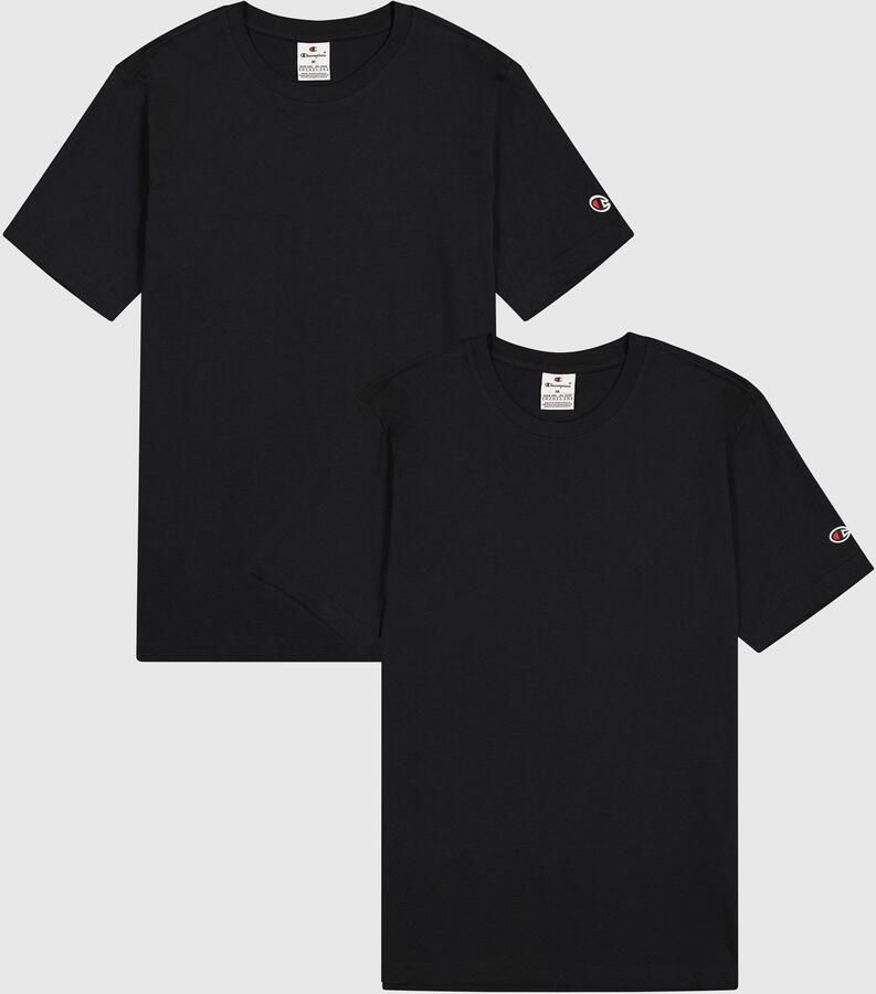 Champion T-shirt 2PACK CREW-NECK Basic shirt dubbelpack (set 2-delig Set) - Foto 5