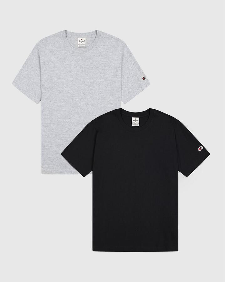 Champion T-shirt 2PACK CREW-NECK Basic shirt dubbelpack (set 2-delig Set) - Foto 7