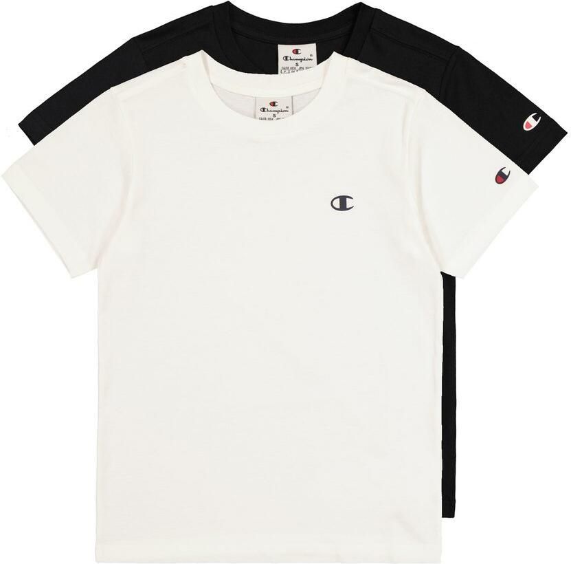 Champion T-shirt Basic 2pack Crew-Neck voor kinderen (set 2-delig)
