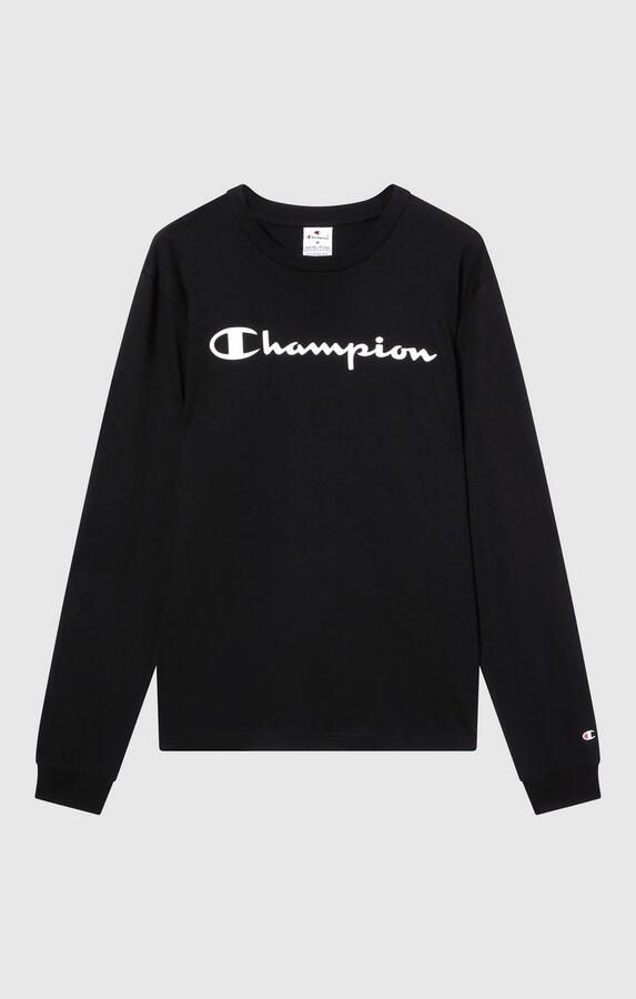 Champion T-shirt BASICS Long-Sleeve T-Shirt Large Logo (1-delig) - Foto 4