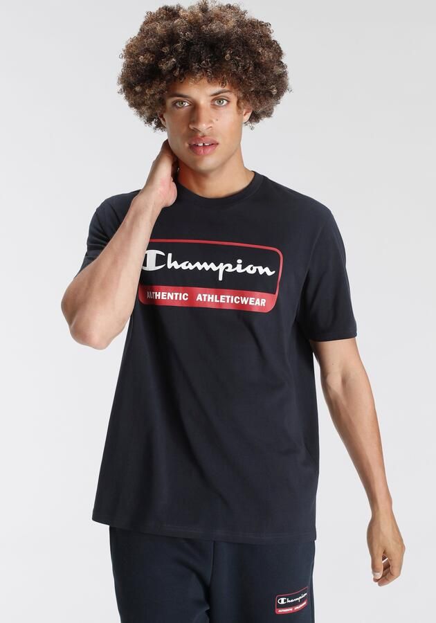 Champion Box Marineblauw T-shirt Heren - Foto 7