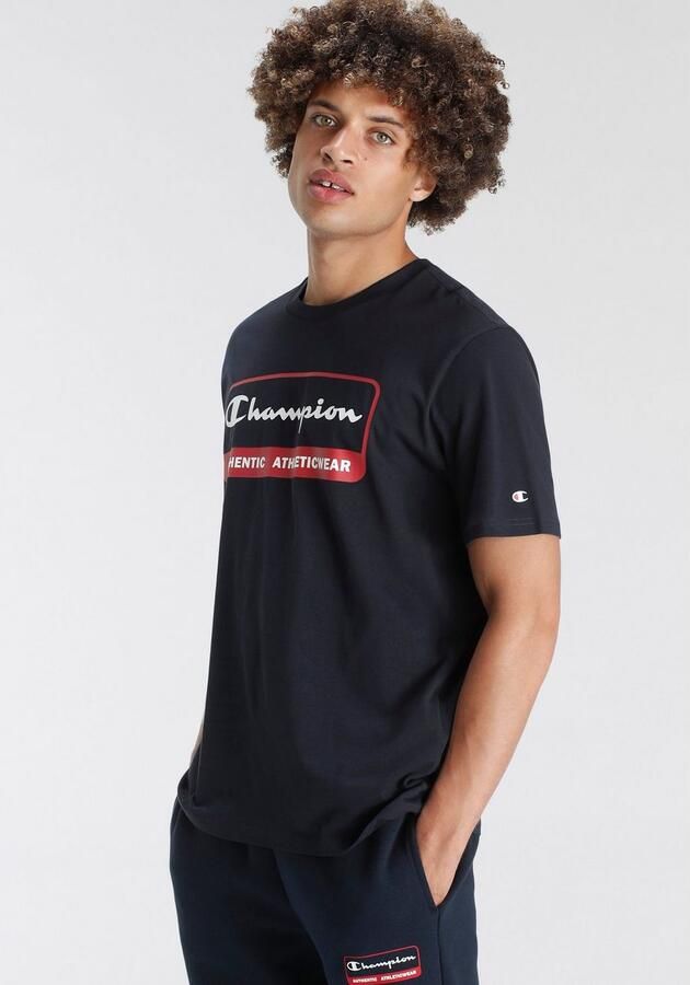 Champion Box Marineblauw T-shirt Heren - Foto 3