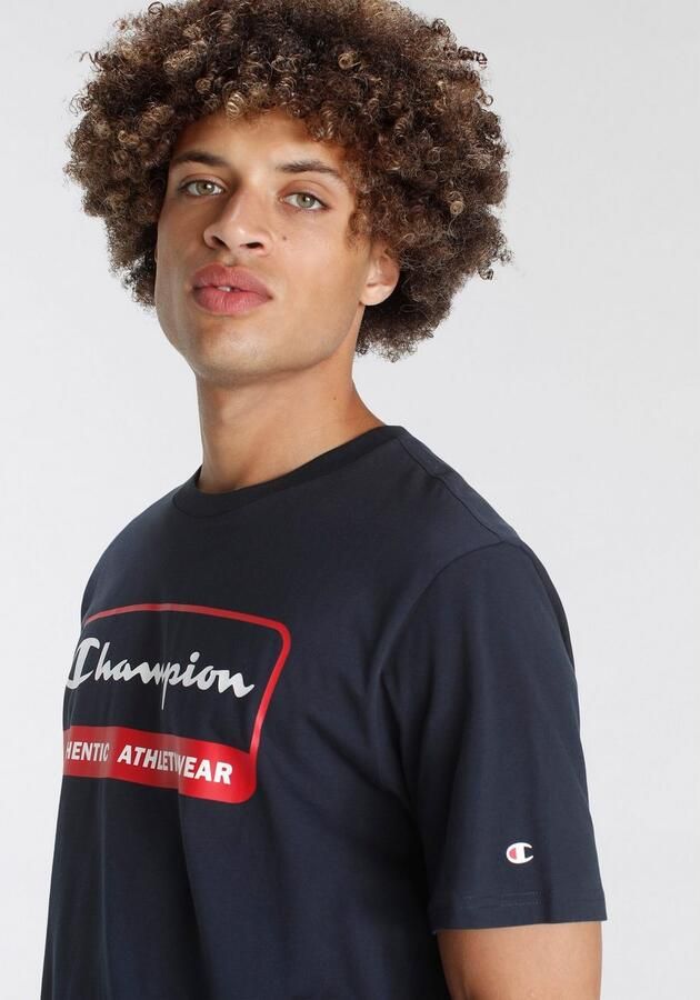 Champion Box Marineblauw T-shirt Heren - Foto 5