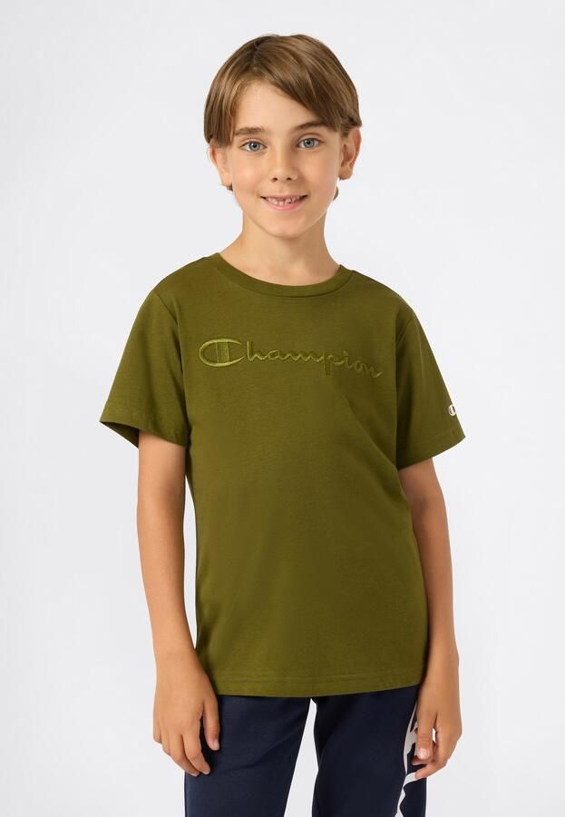 Champion T-shirt ICONS TONAL Crewneck T-Shirt with Large Logo