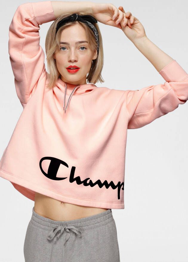Champion Dames Fleece Sweatshirt Pink Dames