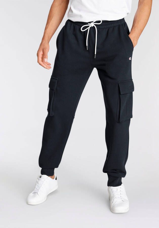 Champion Rib Cuff Cargo Lange broek Blue Heren