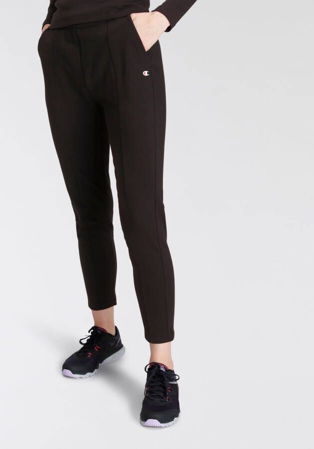 Champion Slim Fit Hoge Taille Broek Black Dames