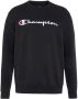 Champion Zwarte geborduurde script logo crewneck sweatshirt Black Heren - Thumbnail 2