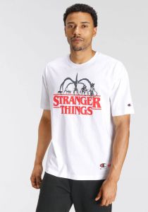 Champion T-shirt met print x Stranger Things