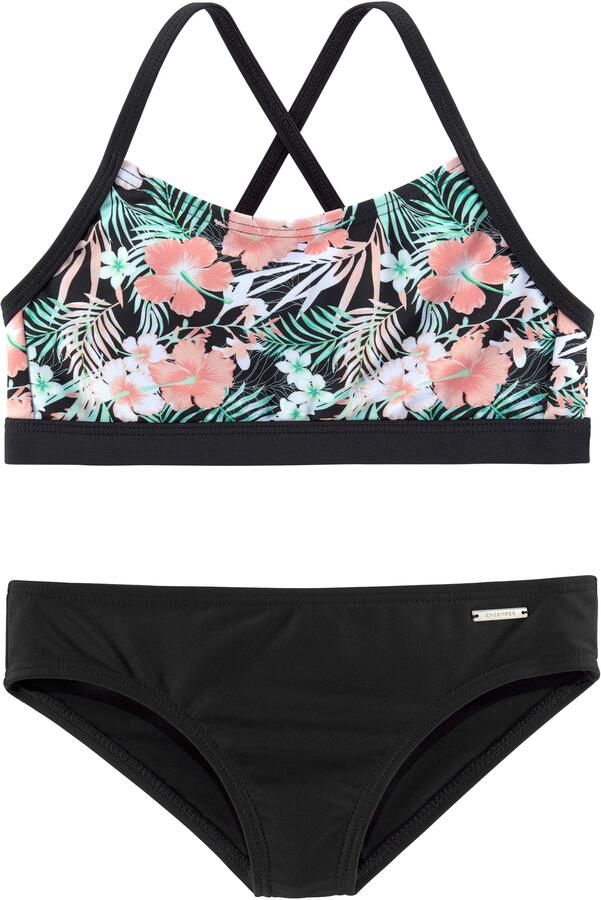 Chiemsee Bustierbikini in tropische print - Foto 3