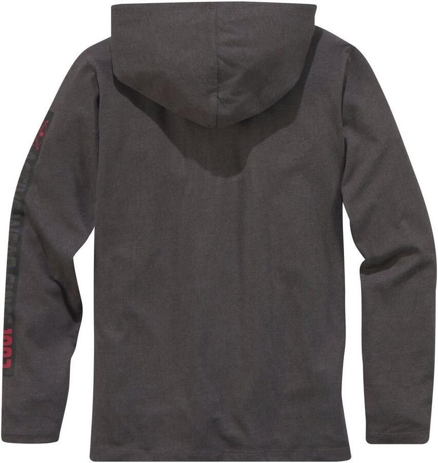 Chiemsee Capuchonshirt Met mouwprint Langarm stijlvolle druk van katoenmix met capuchon